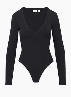 Babaton Formarib V-neck Longsleeve Bodysuit 15 Babaton Formarib V-neck Longsleeve Bodysuit -ARITZIA Shop f22 01 a01 101200 1274 off a