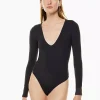 Babaton Formarib V-neck Longsleeve Bodysuit -ARITZIA Shop f22 01 a01 101200 1274 on a
