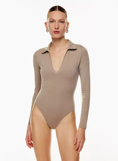 Babaton Contour Polo Longsleeve Bodysuit 3 Babaton Contour Polo Longsleeve Bodysuit