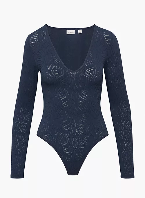 Babaton Shapelace V-neck Longsleeve Bodysuit 8 Babaton Shapelace V-neck Longsleeve Bodysuit - Image 6