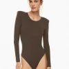Babaton Contour Shoulder Pad Longsleeve Bodysuit -ARITZIA Shop f22 01 a01 105895 18891 on a