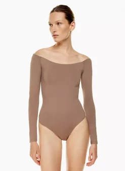 Babaton Contour Off-shoulder Longsleeve Bodysuit