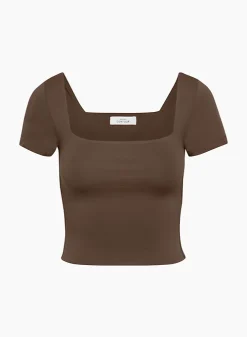 Babaton Contour Squareneck Shortsleeve T-shirt 14 Babaton Contour Squareneck Shortsleeve T-shirt -ARITZIA Shop s23 01 a01 104190 1565 off a