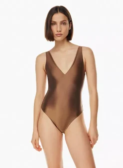 Babaton Satinette V-neck Bodysuit